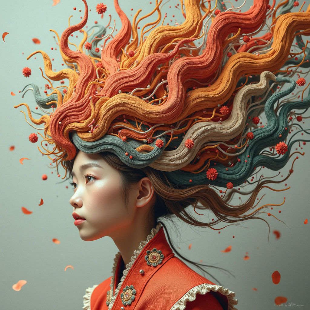 Fan Head Portrait in Hyperreal 8K UHD