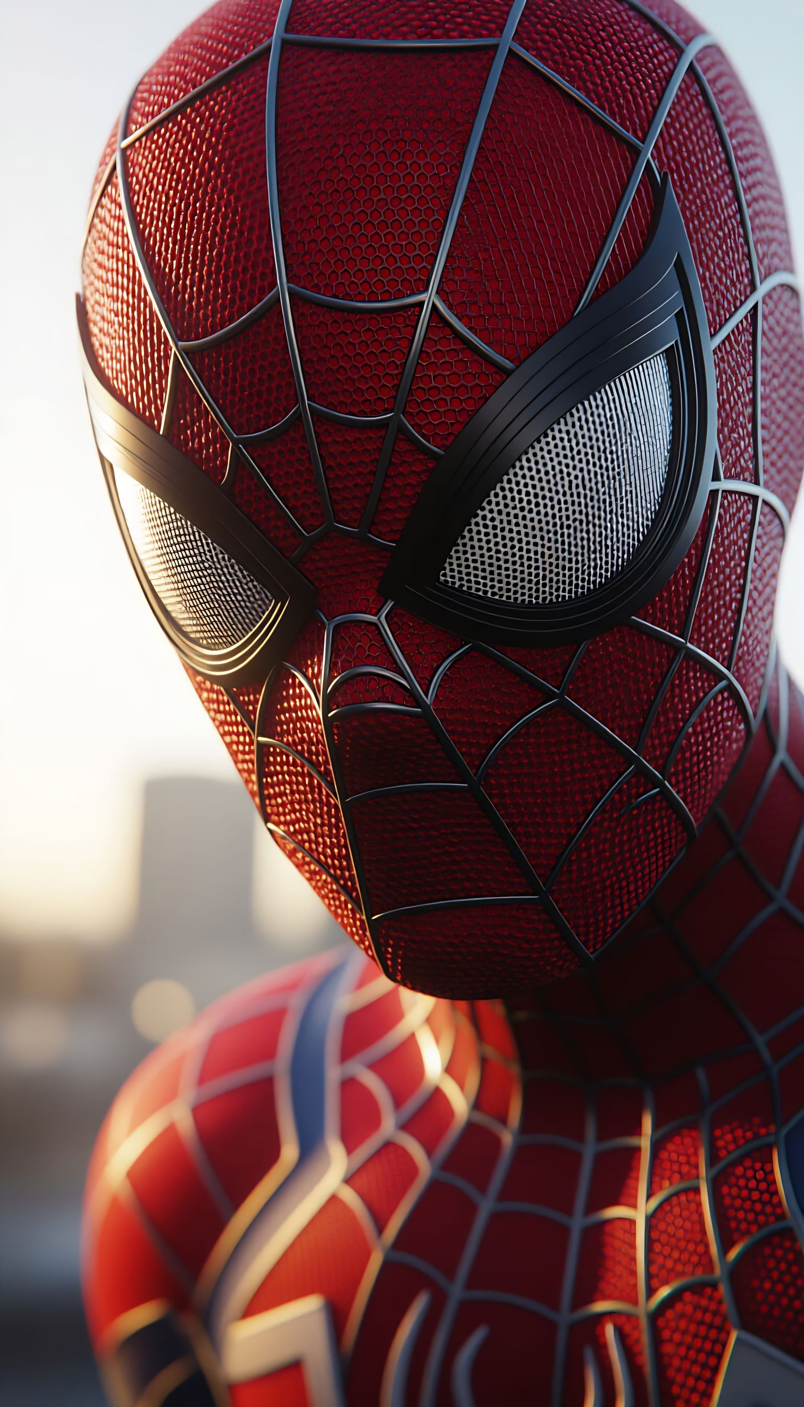 Cinematic Portrait of Adult Spiderman, Hyper Realistic