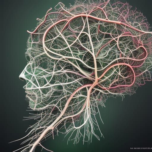 Intricate Neuron Network with Electrical Impulses in Fractal...