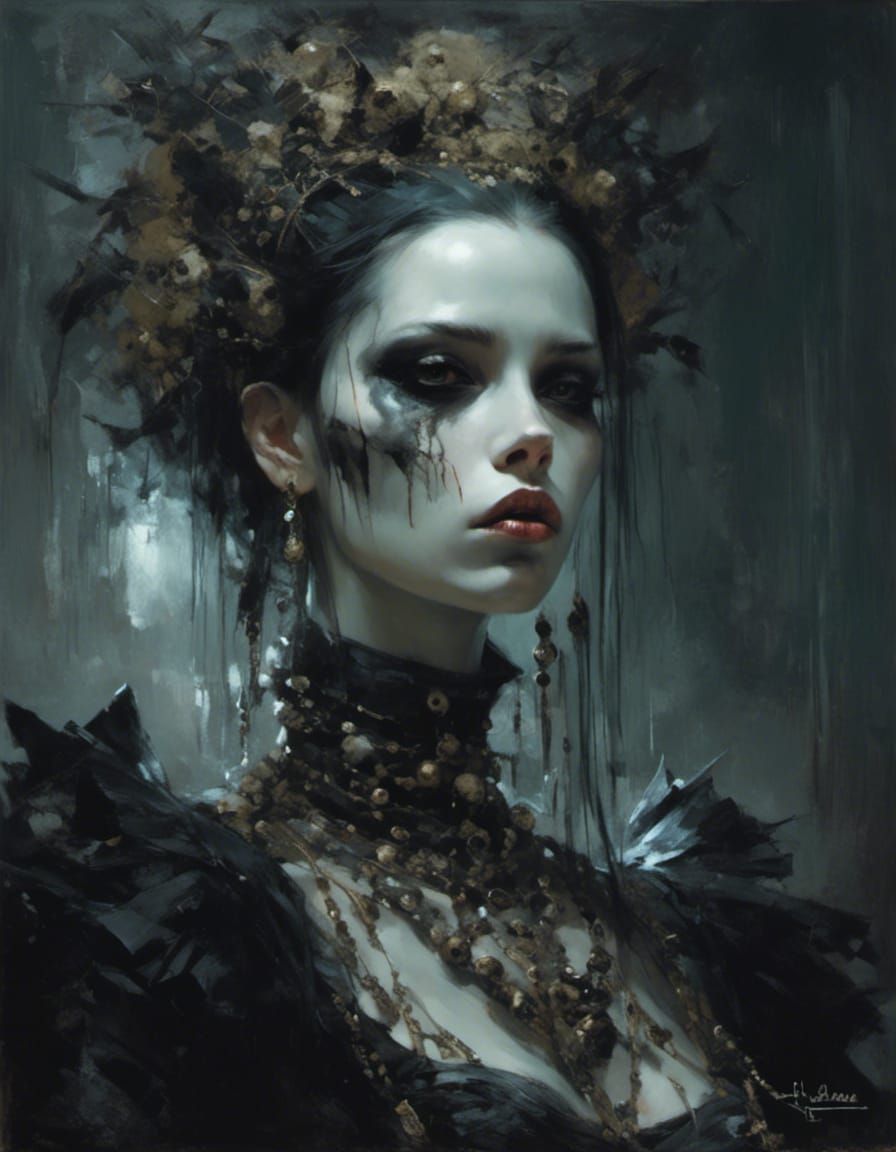 Luminescent Zombie Skin Peeling Away