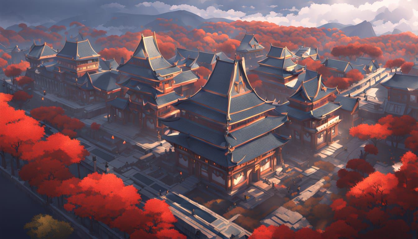 Balanced Scales of Justice in Vibrant Geometric Art