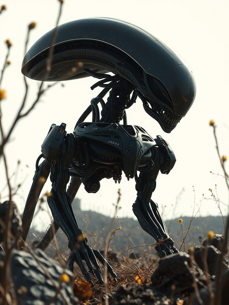 SPOOKY alien robot