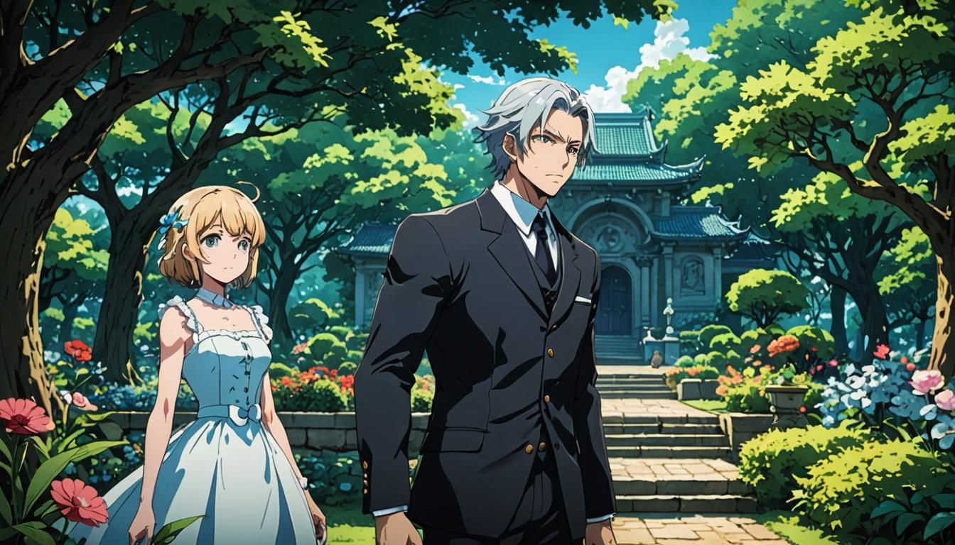 Anime Garden of Good and Evil, Cel-Shaded