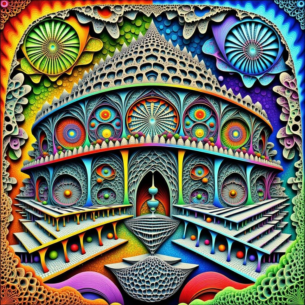 Mahjong Tiles in a Whimsical Zen-Inspired Composition