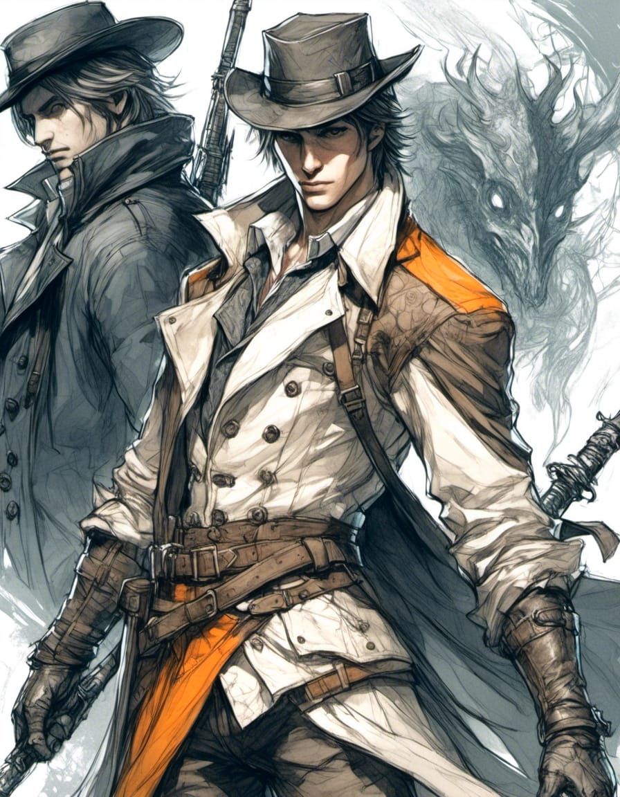 Bloodborne Hunter Anime-Style Cosplay