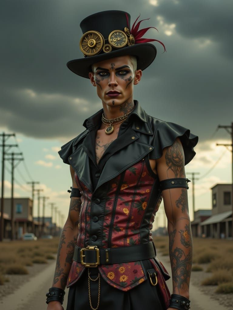 steampunk drag queen