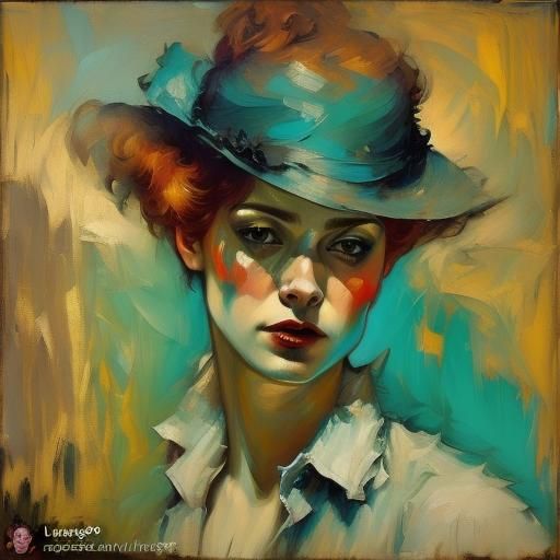 Lady with hat