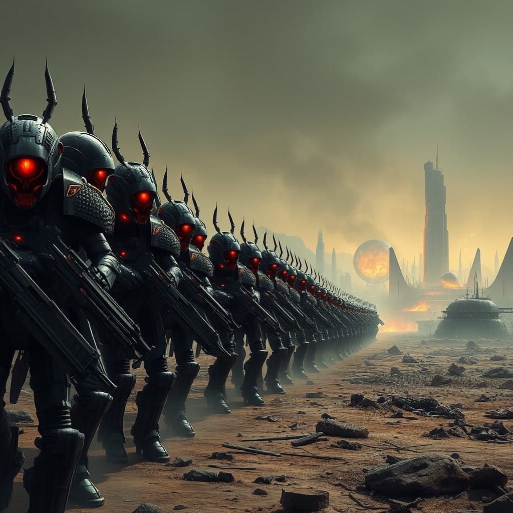 Necromonger Legion Marches Across Wasteland