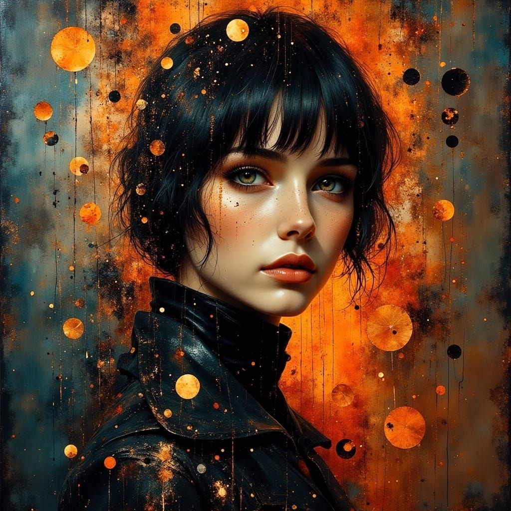 Blade Runner Inspired Cityscape with Fluid Effects