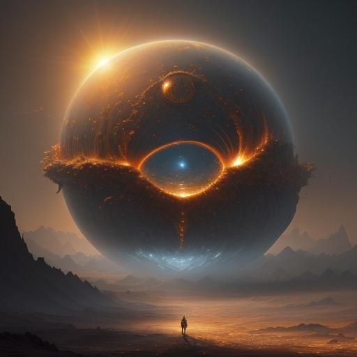 Planet Meltdown: A Dramatic Digital Painting