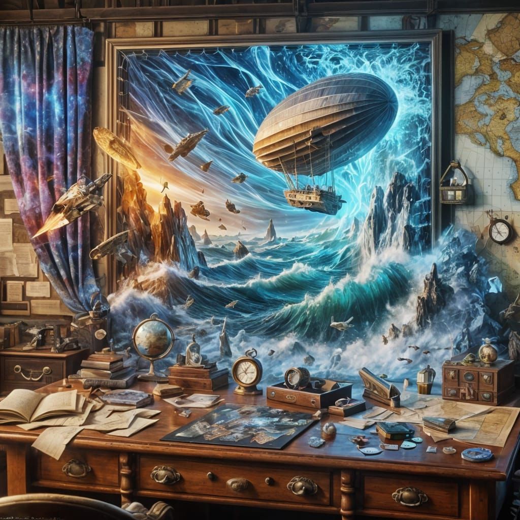 Living desk of the time traveler