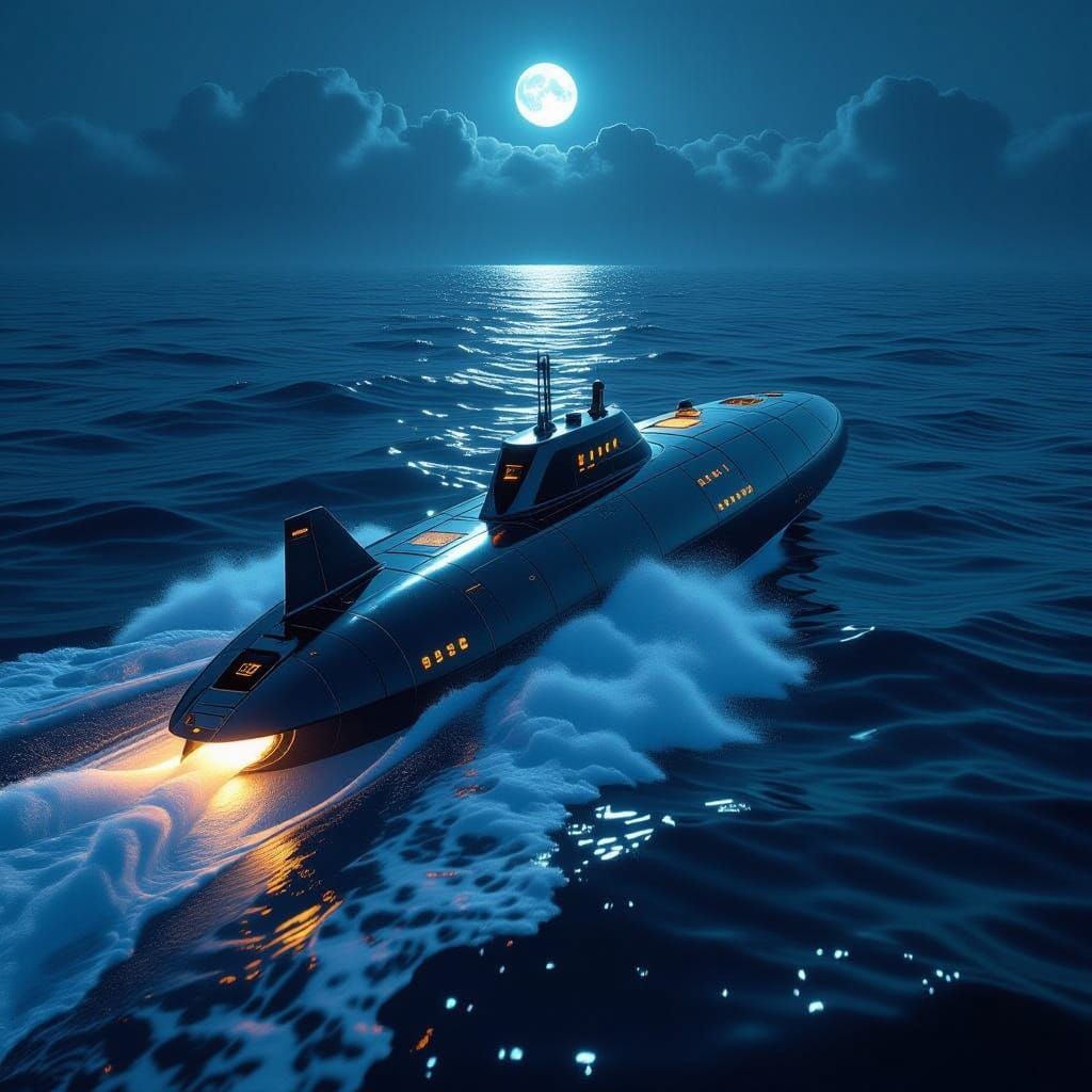 Submarine Unveils Futuristic Ocean Depths