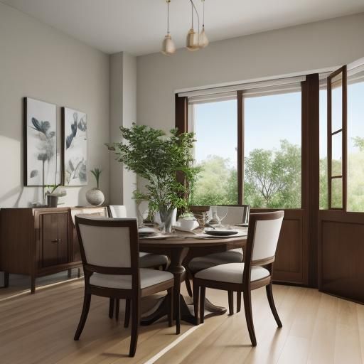 Modern Interior Design with Bokeh and Natural Light