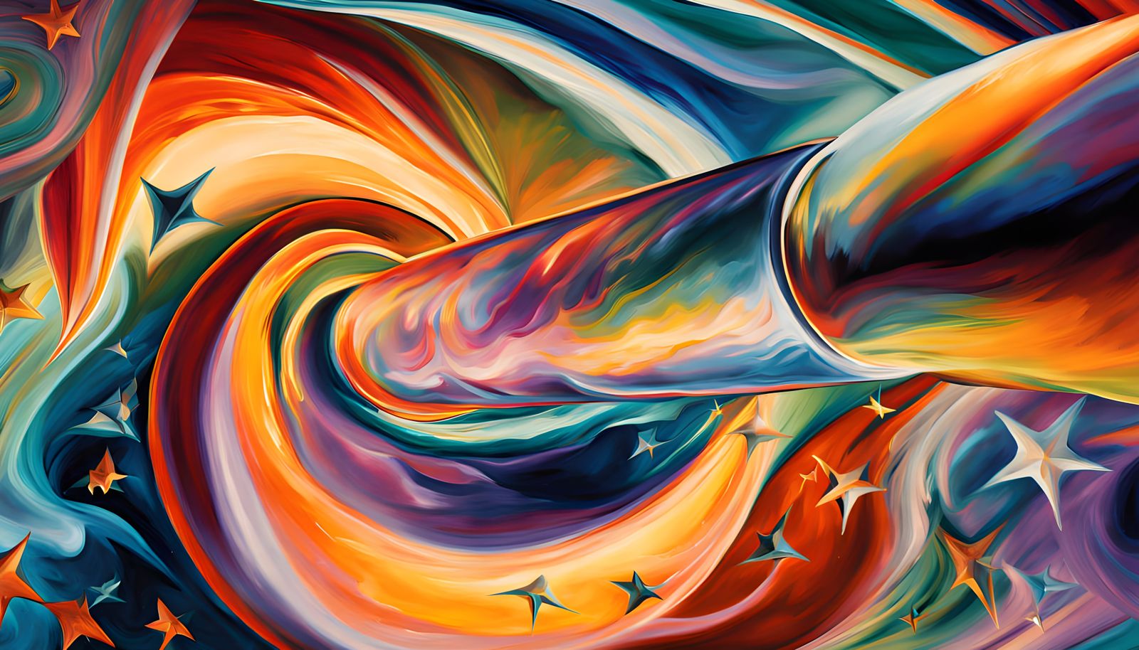 Hyper Velocity Cylinder Racing Through Cosmic Vortex