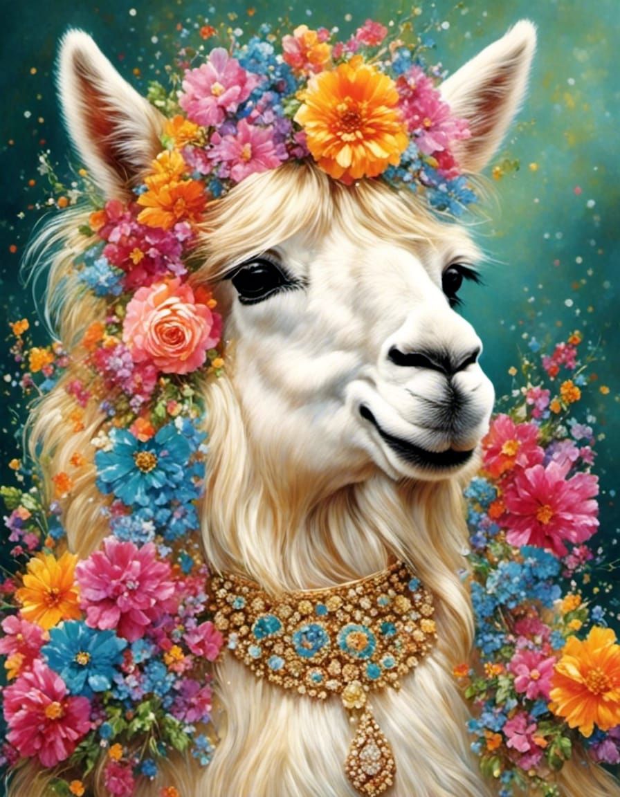 Dolly Llama <lora:TazzleDazzle GemShop:1.0>