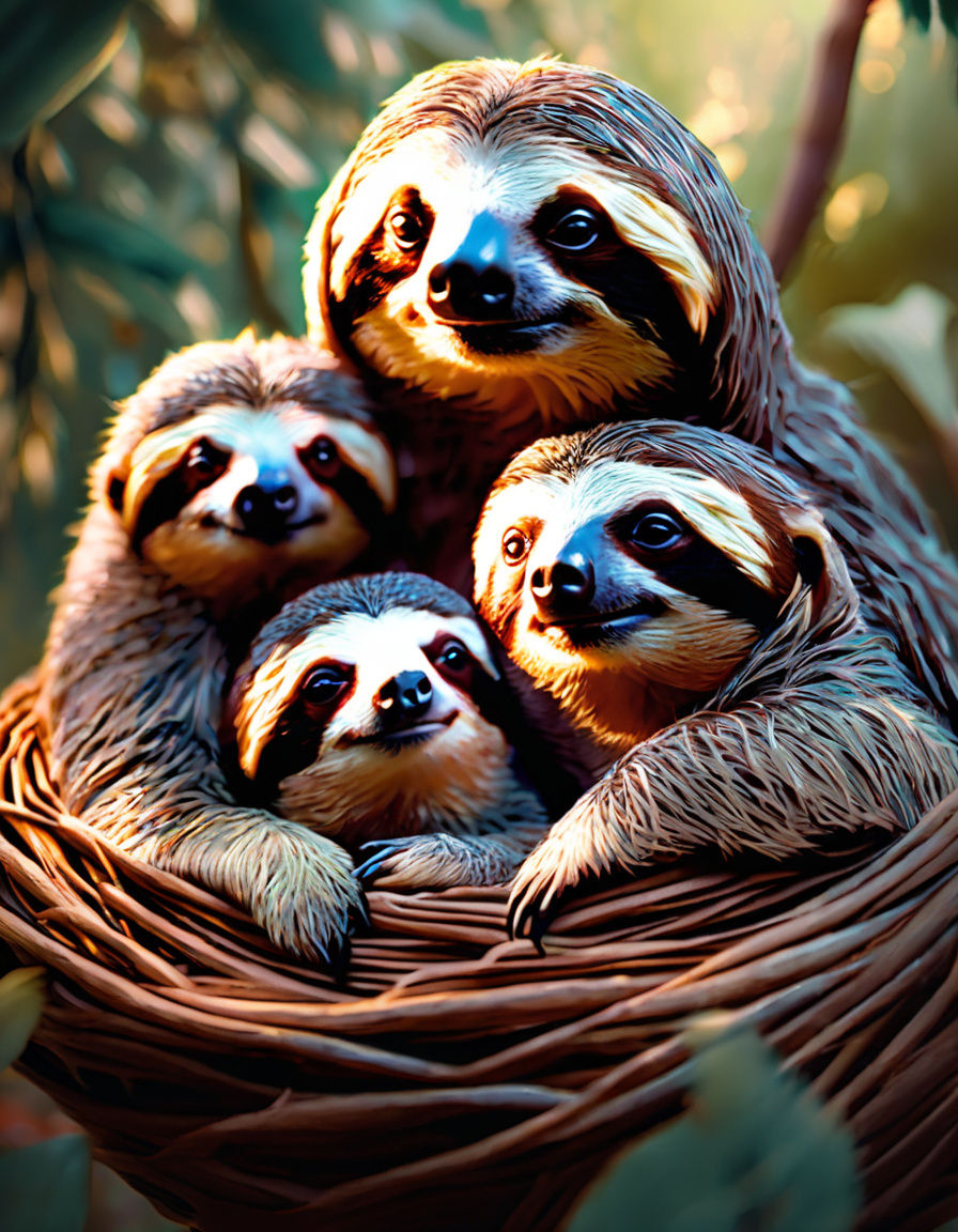 Sloth Family
