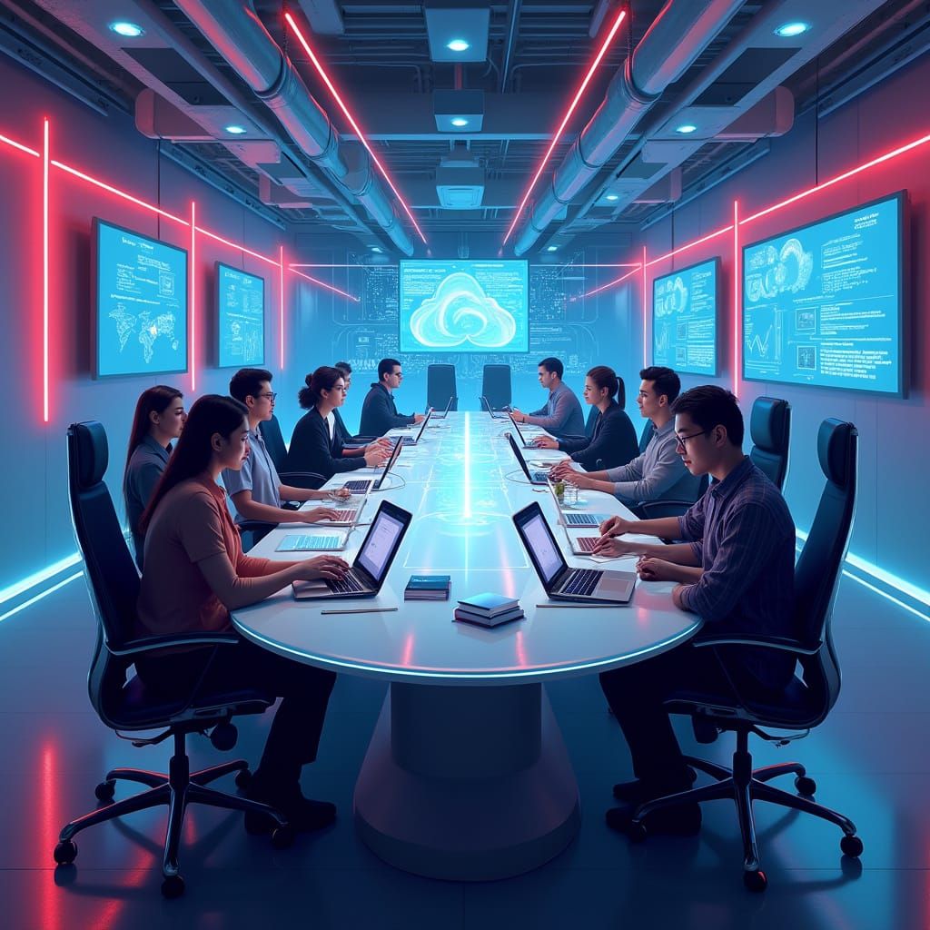 Futuristic Teamwork in Cutting-Edge Email Infrastructure