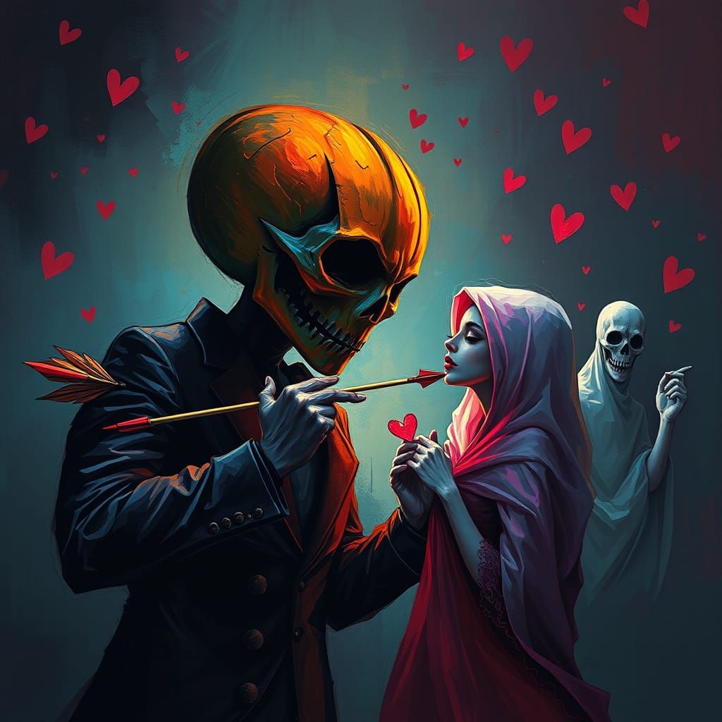 Surreal Halloween Romance With Valentin