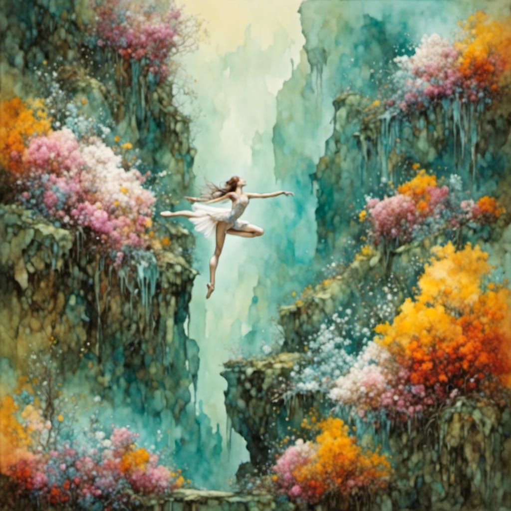 Metal Ballet Dancer Sculpture by Carne Griffiths