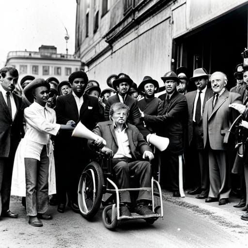 Roman Polanski on set.