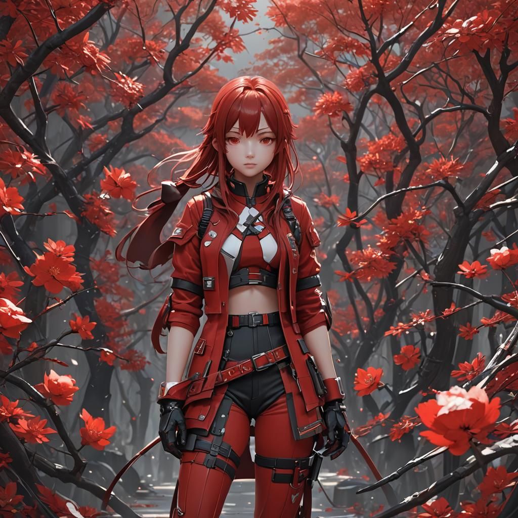 Anime Style 3D Rendering in 8K Resolution