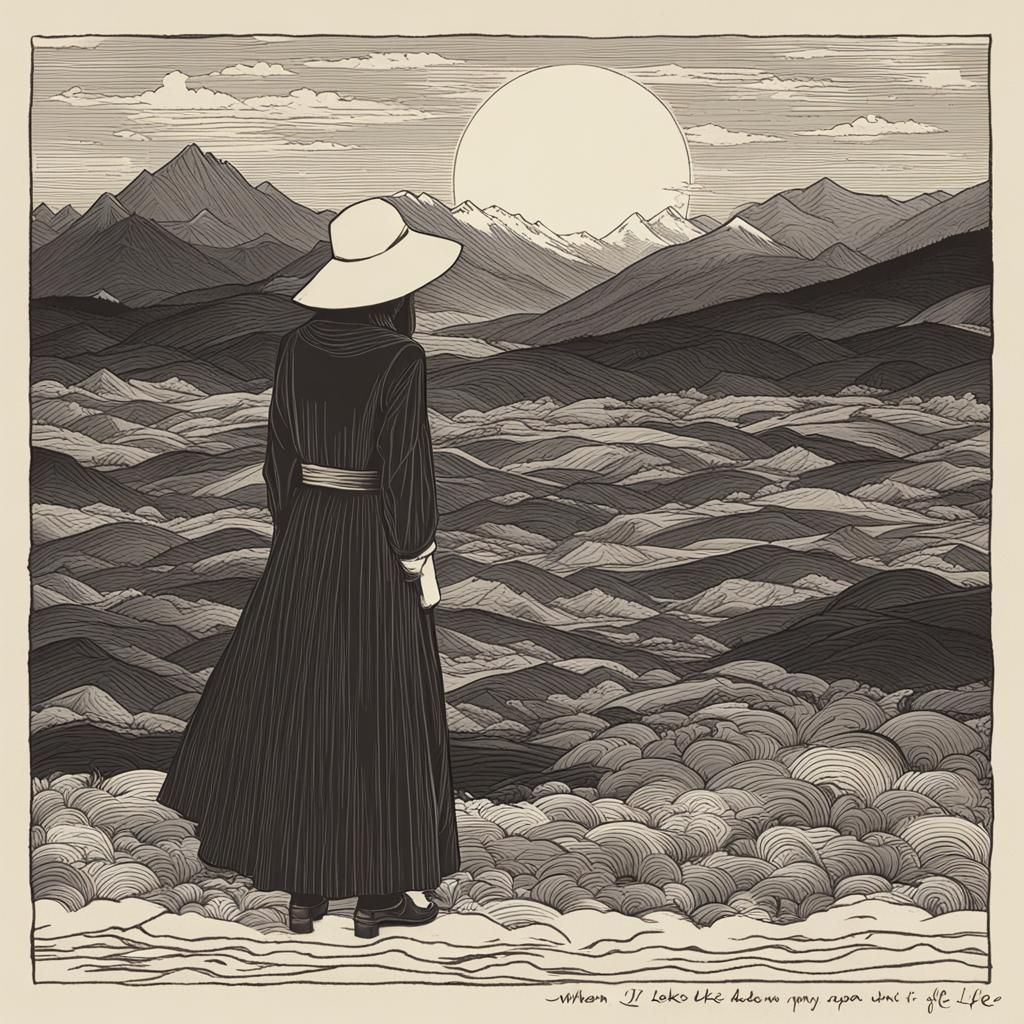 Abstract Composition Inspired by Song Lyric