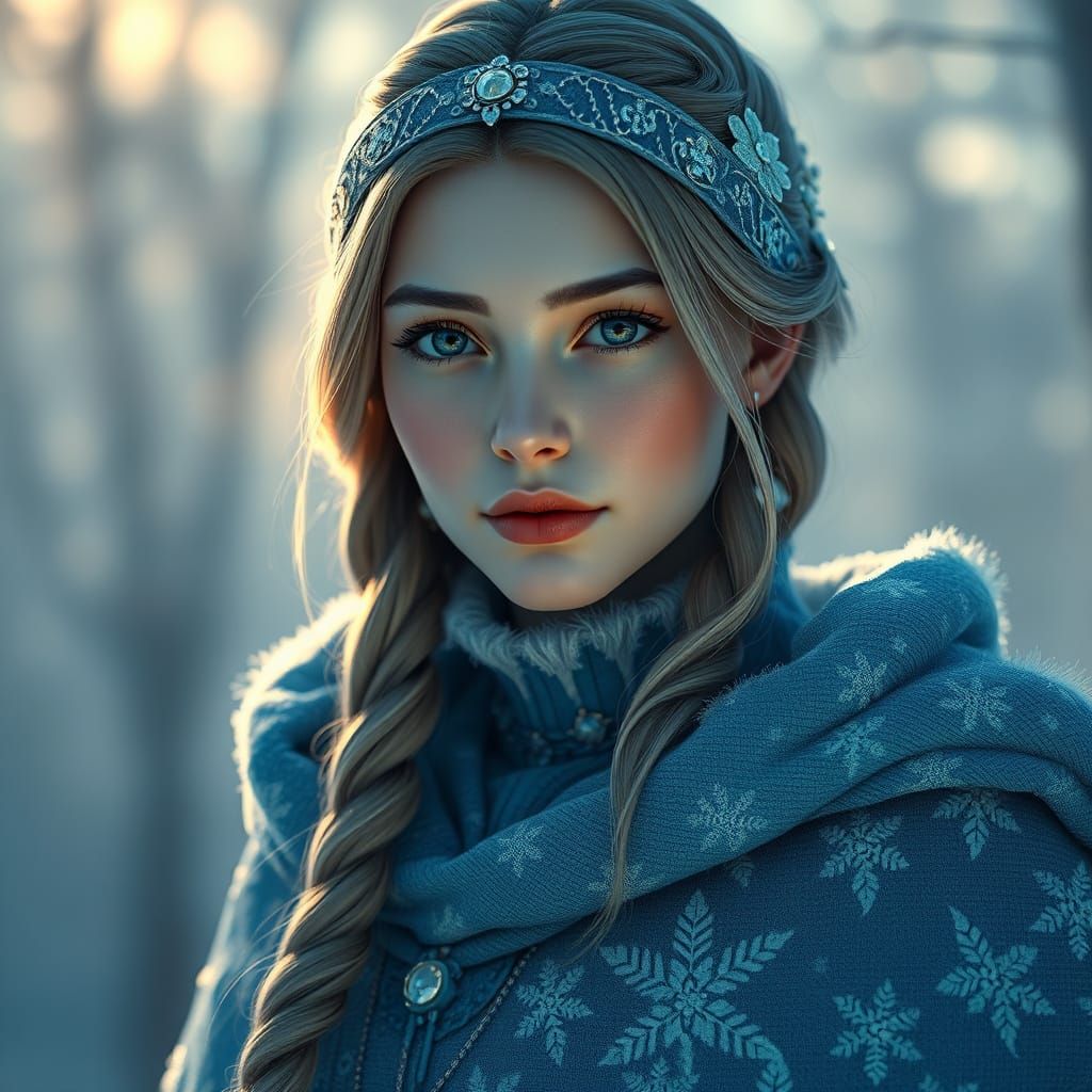 A portrait of Serene Nastenka in White Nights