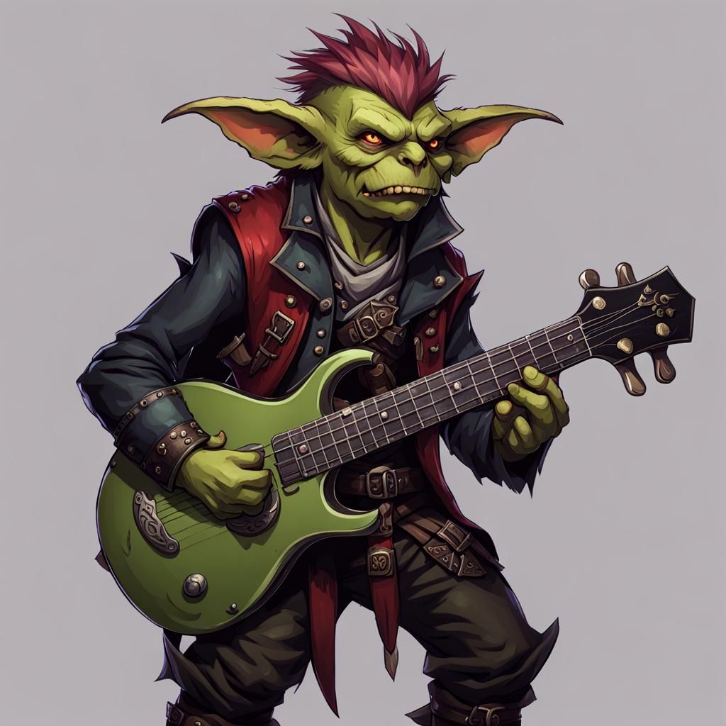 Punk Rock Goblin Bard: A Brutal Fantasy