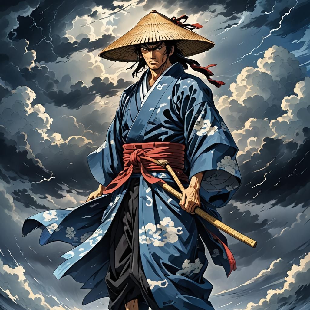 Anime Ninja Scroll: Jubei Kibagami in Storm