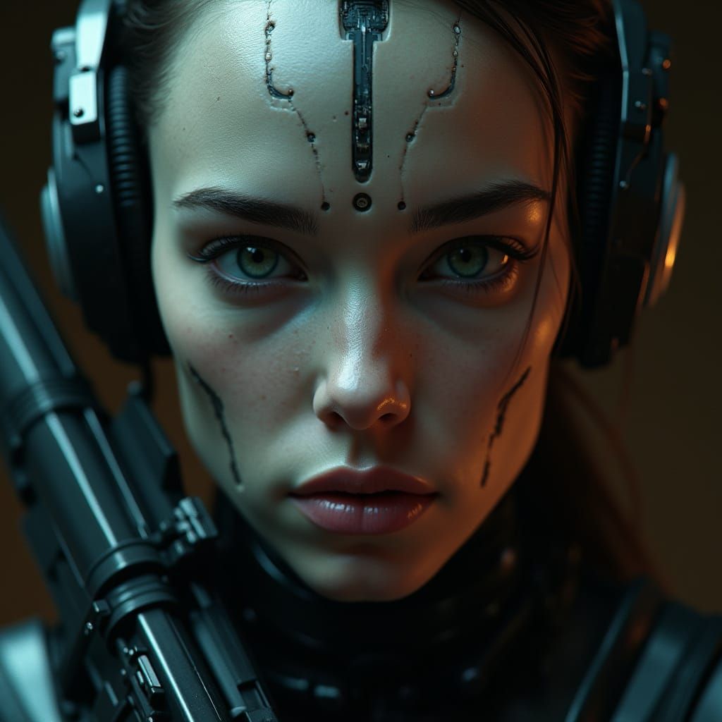 Cybernetic Warrior Evokes Empathy in a Glimpse of Vulnerabil...