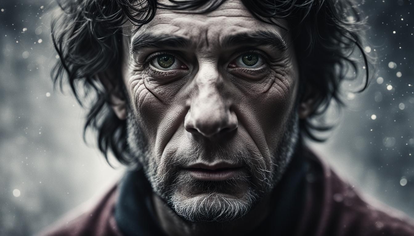 Cosmic Dragon Portrait with Astral Radiance