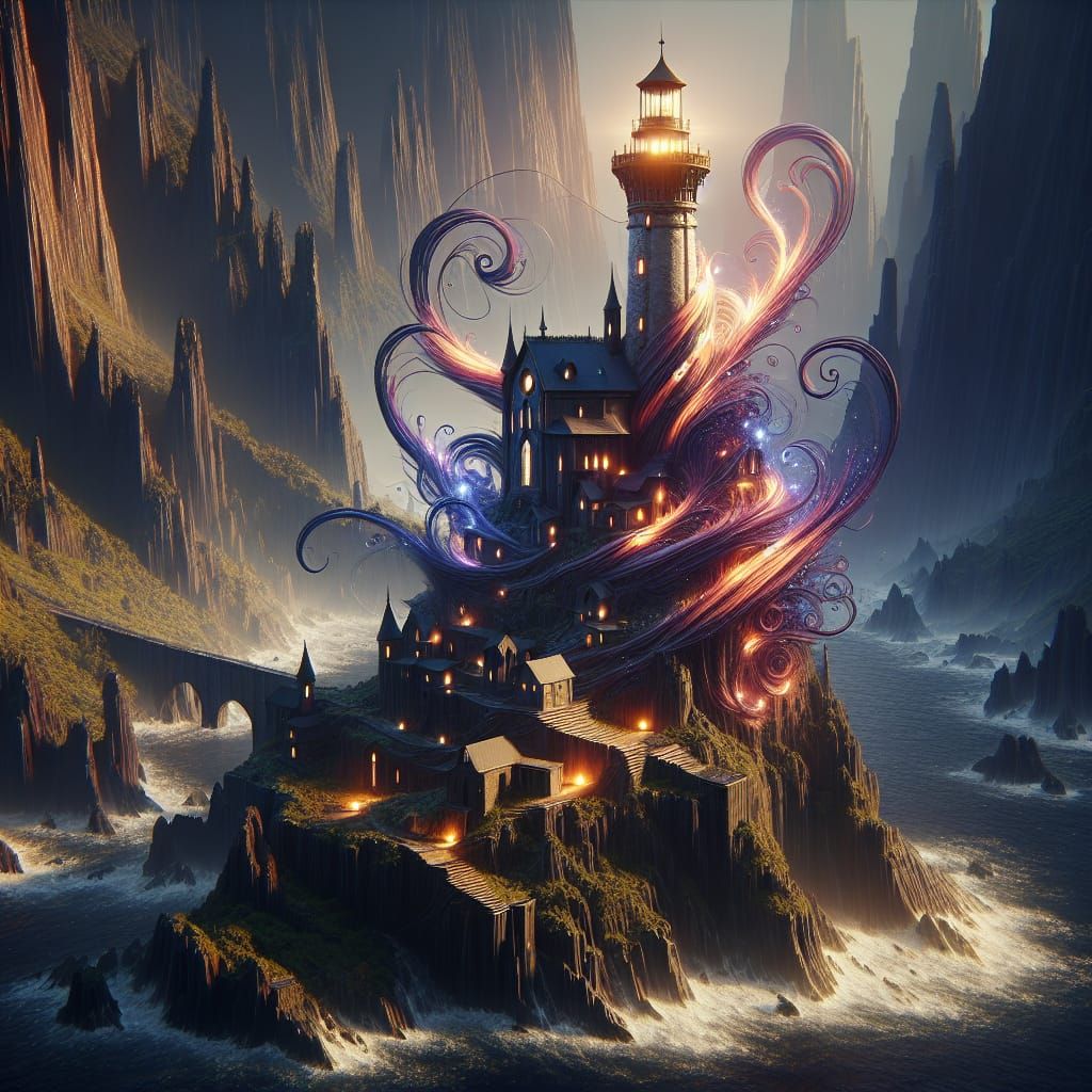 A magical lighthouse