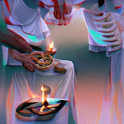 Abstract Image of a Ritual
