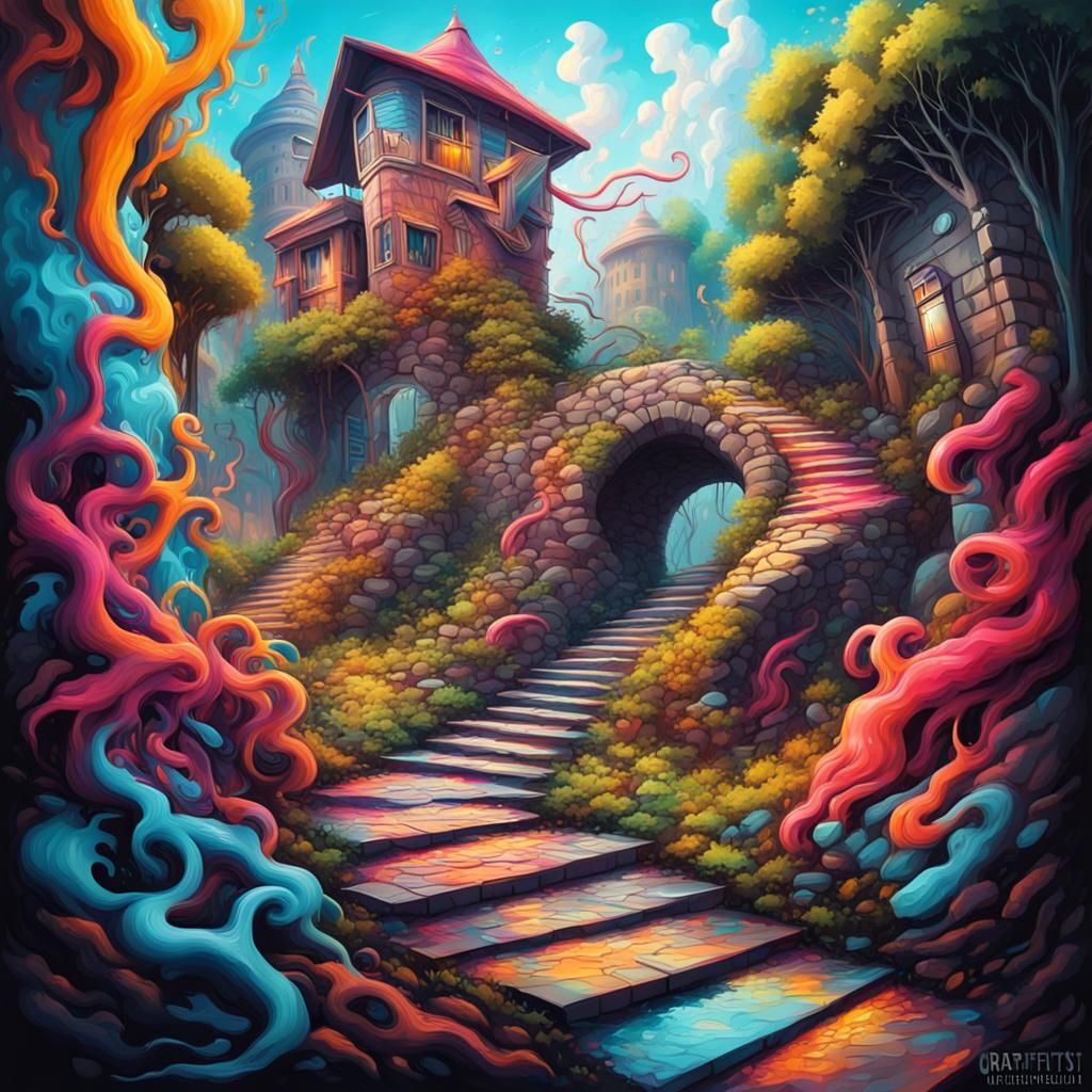 Winding Paths to Fantastical Destinations: Graffiti Art