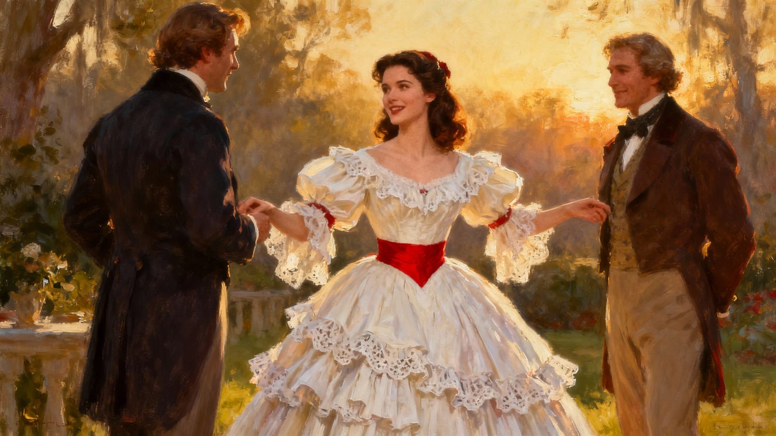 Scarlett O'Hara in Opening Scene Gown