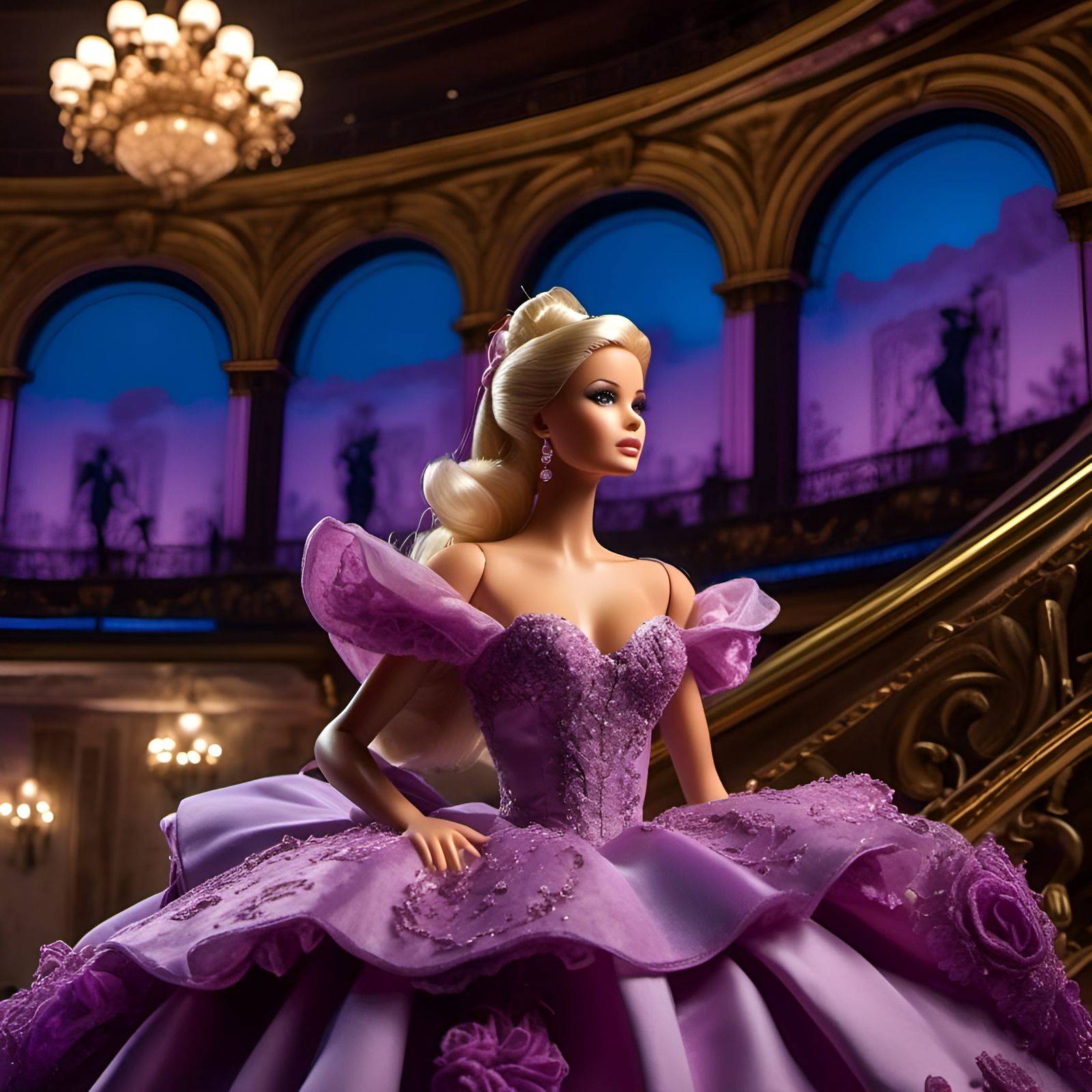Barbie as Violetta in La Traviatta