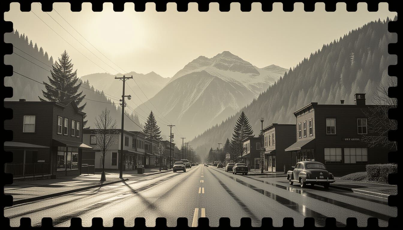 Vintage Film Photo with Gritty, Nostalgic Emotion