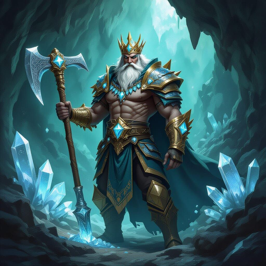 King of Diamonds Guardian of Gemstone Mine