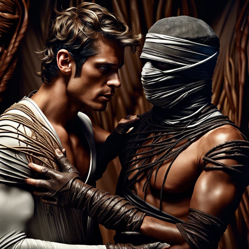 Mummification Scene: Detailed Matte Painting