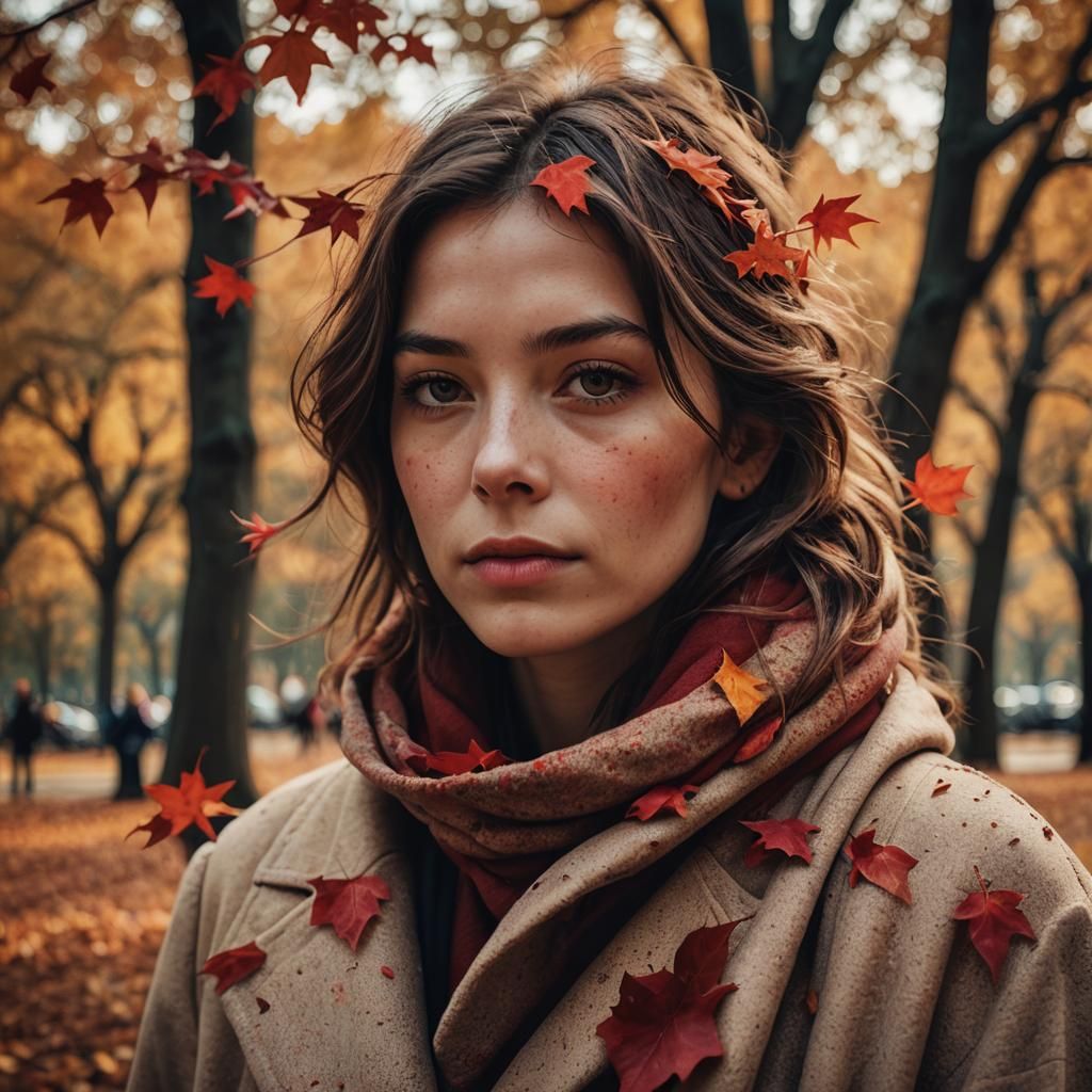 Autumn Portrait in Central Park: Candid Photography