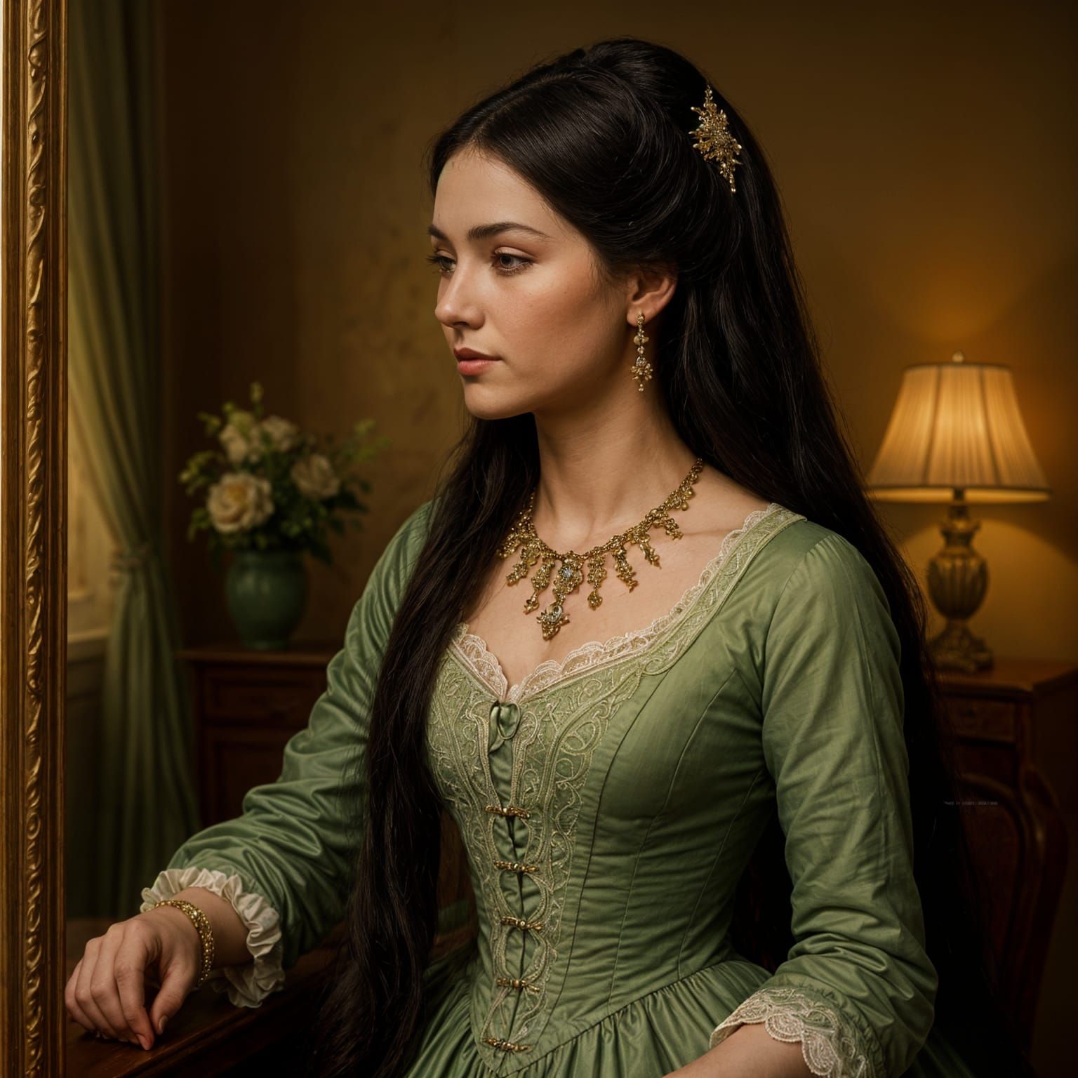 Scarlett O'Hara in 1860s Fashion