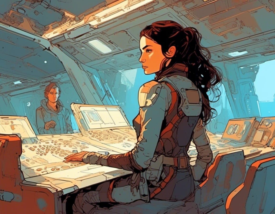 <lora:Spritely Sable:1.0> the Station