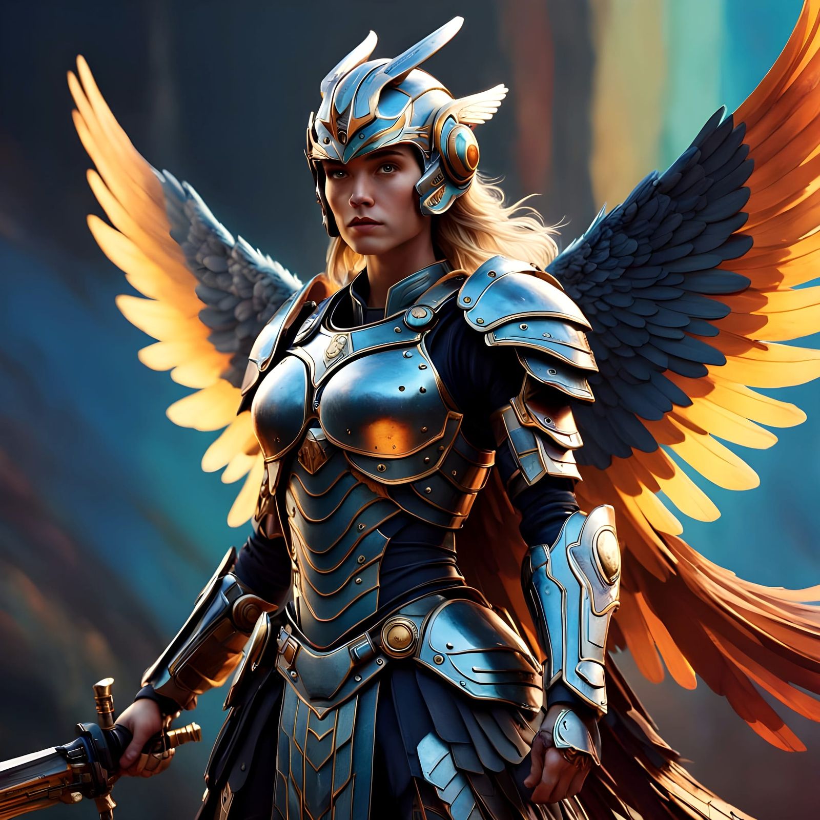 Valkyries in Hyperrealistic Mid Shot