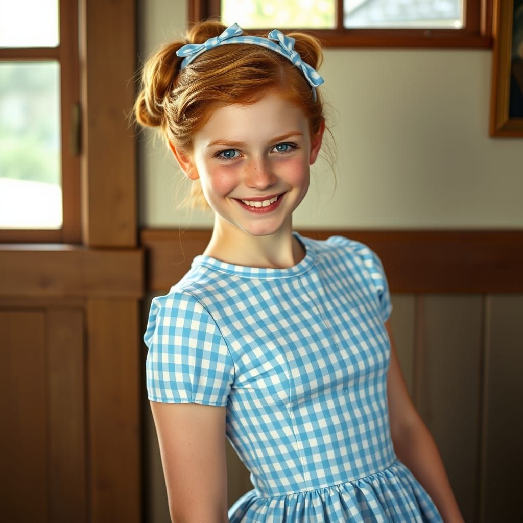 All-American Sweetheart in Vintage Gingham