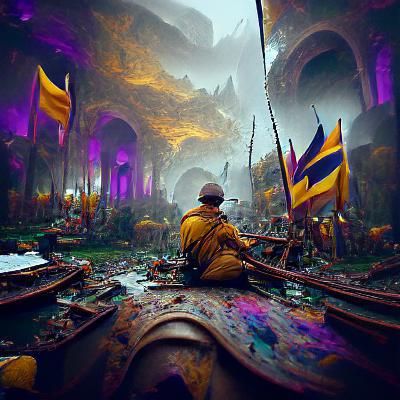 Epic Dark Fantasy War Scene in 8k Resolution