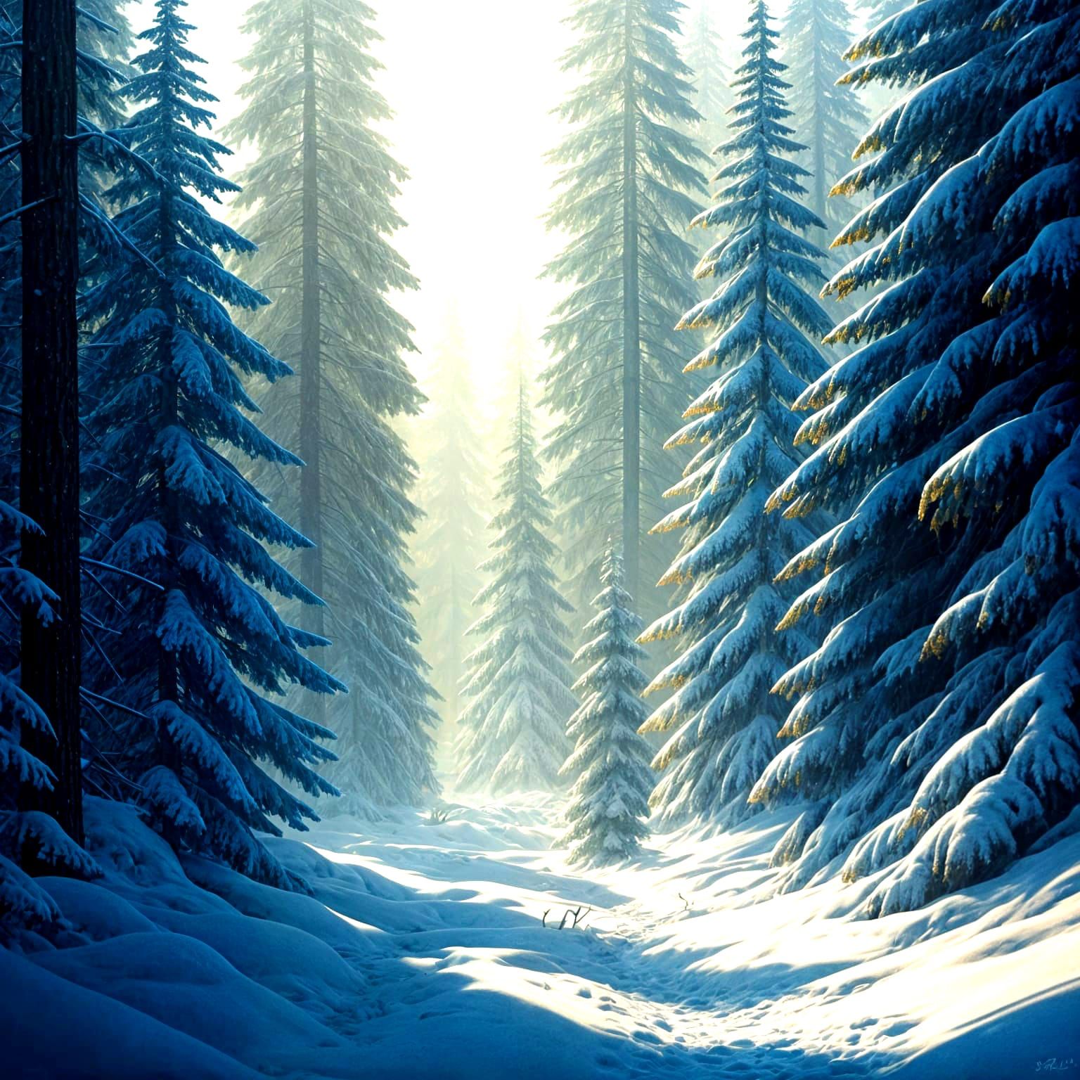 Winter Wonderland in Watercolor