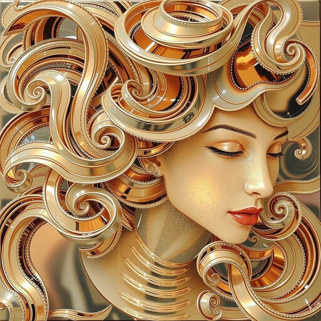 Reflected Glory: Expressive Hairstyle in Hyperrealism