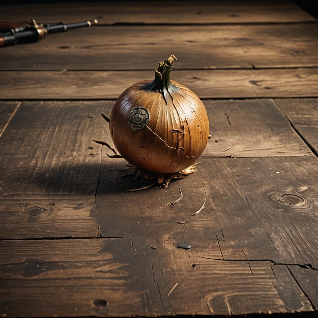 Military Onion: Photorealistic Still Life in Digital Art