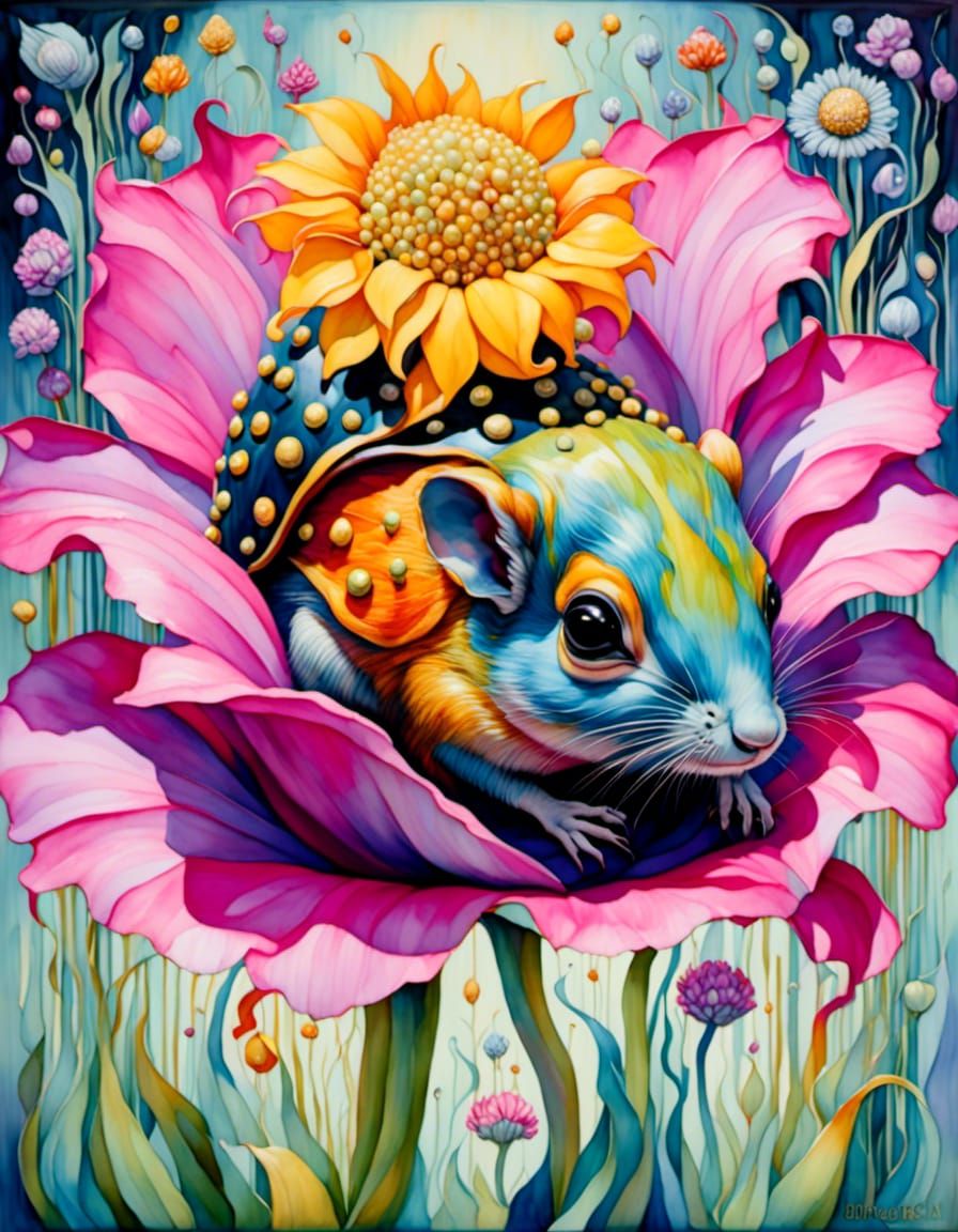 Enchanted Cornucopia of Earthly Delights in 3D