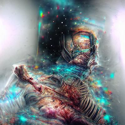 Dead Space: Holographic Cosmic Illustration